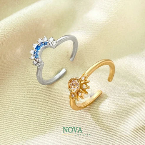 Anillos Sol y Luna Eclipse