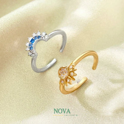 Anillos Sol y Luna Eclipse