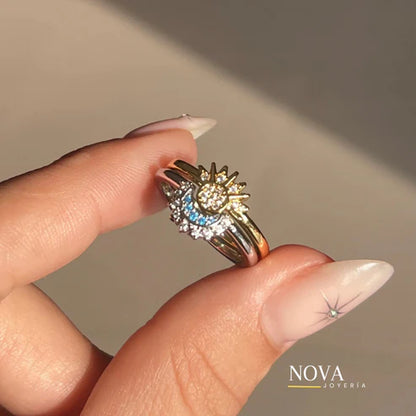 Anillos Sol y Luna Eclipse