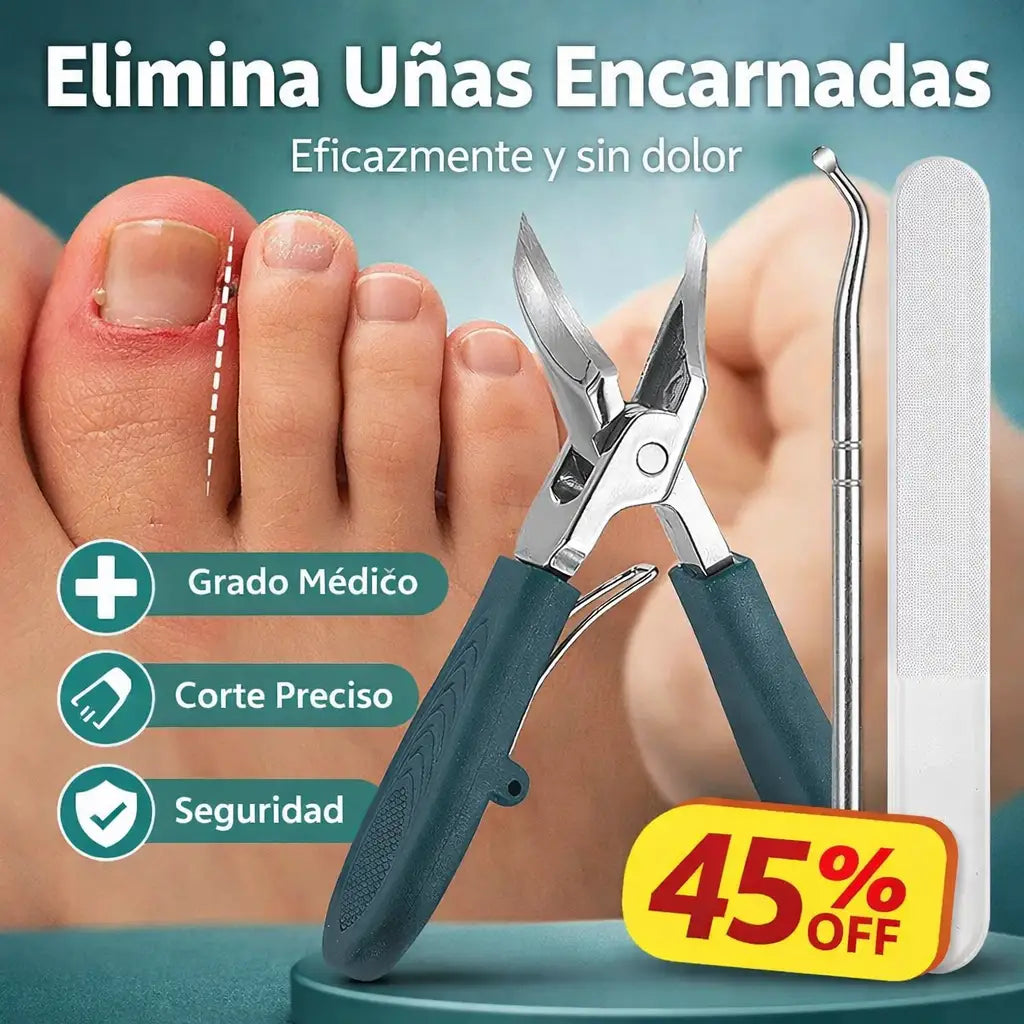 Elimina las Uñas Encarnadas Facil y Rapido – Set 3 Piezas+envio Gratis