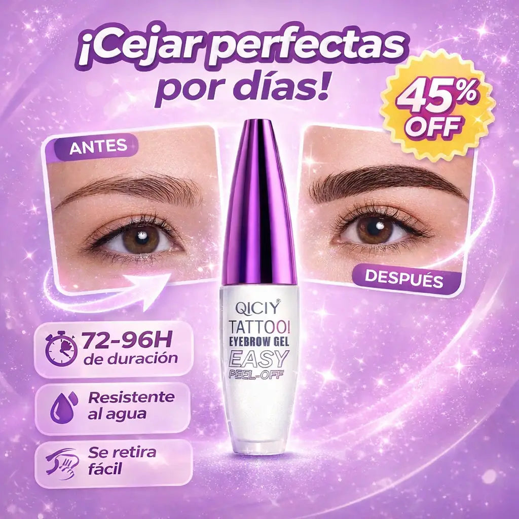 Cejas Perfectas Sin Maquillarte Todos Los Días – 72-96H Impecables + Envío Gratis