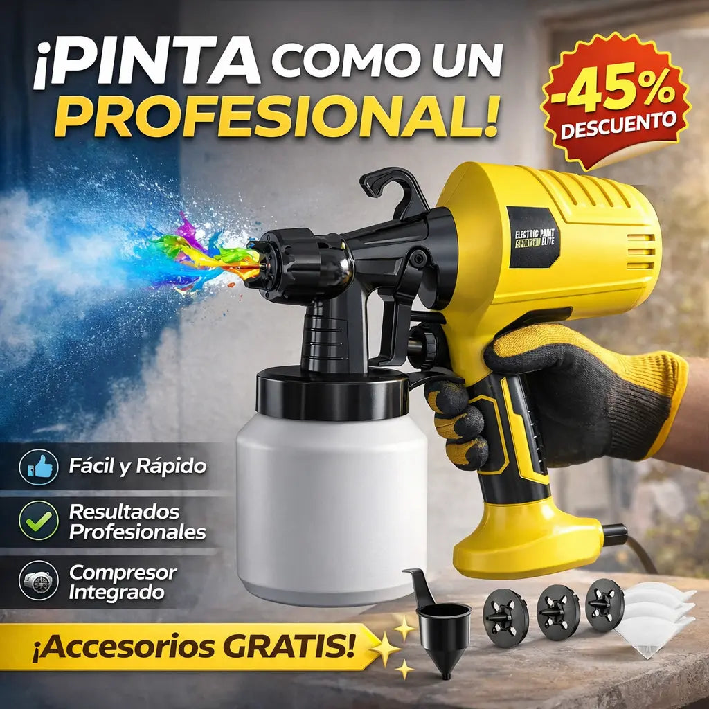 PISTOLA DE PINTURA PORTATIL