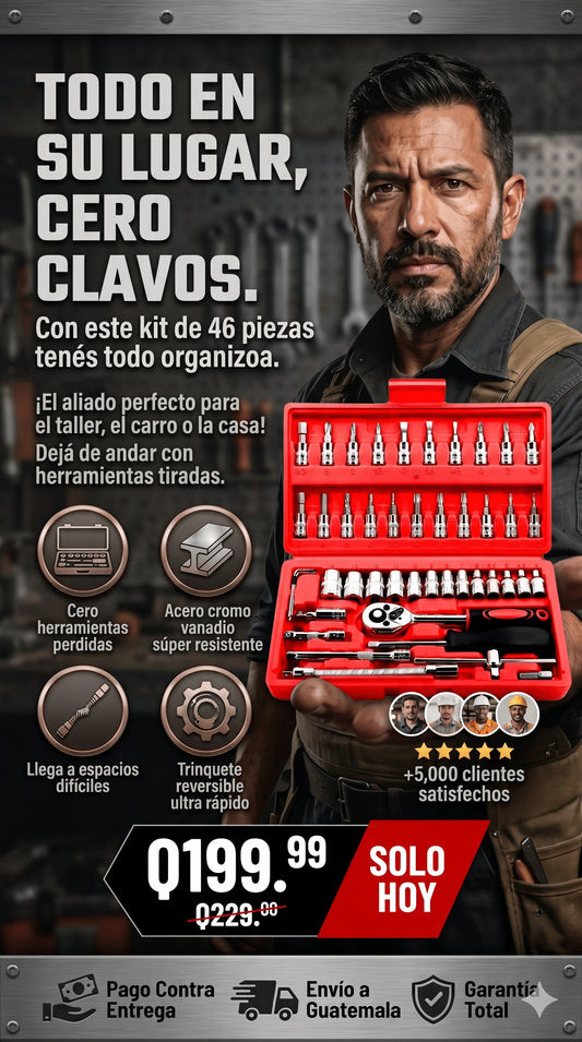 juego de llaves 46 piezas
