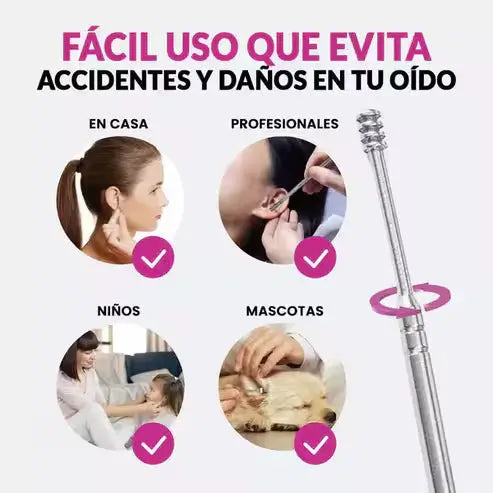 Kit AurisKit®: Limpieza Profesional de Oídos sin Dolor Paga 4 y Lleva 6