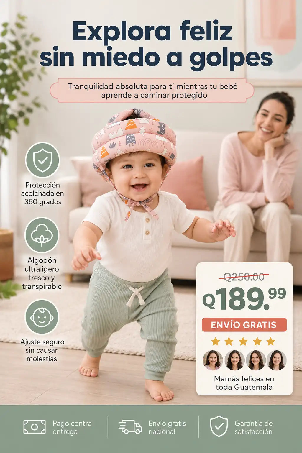 Casco Protector Para Bebés
