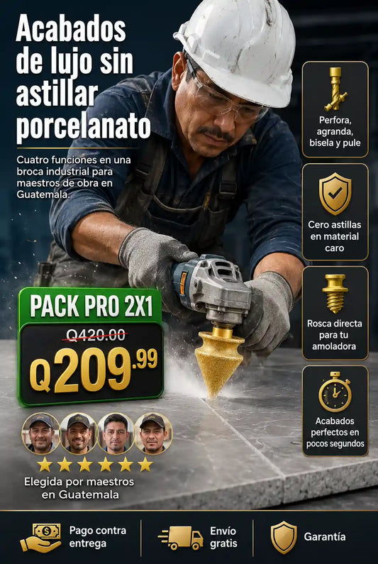 Broca de Diamante 4 en 1 para Amoladora
