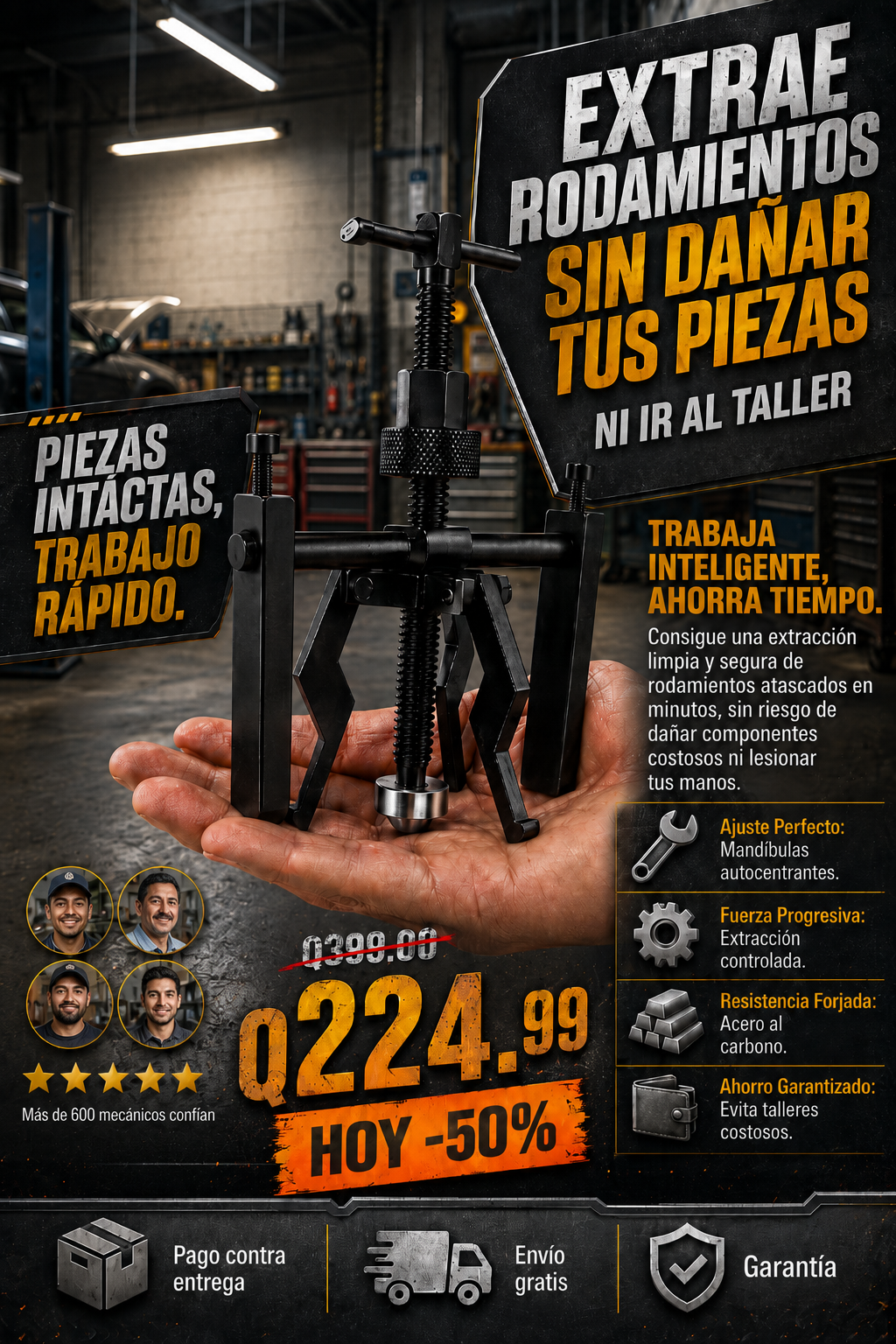 Extractor de rodamientos - hero
