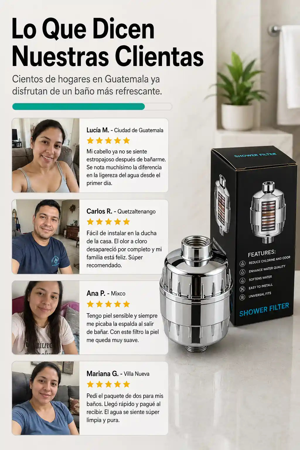 Filtro De Ducha 10