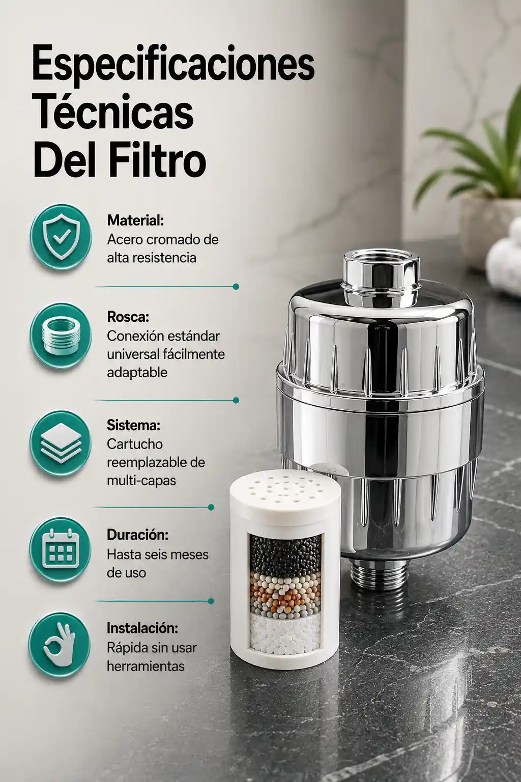 Filtro De Ducha 6