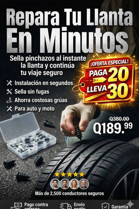 TORNILLO REPARACIÓN PINCHAZO: