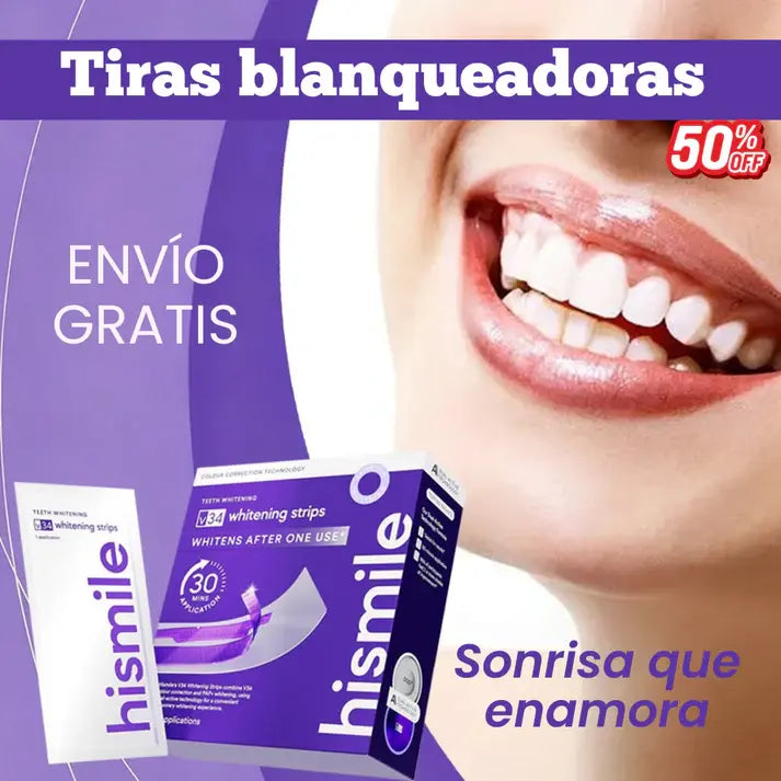 Tiras Blanqueadoras de Dientes