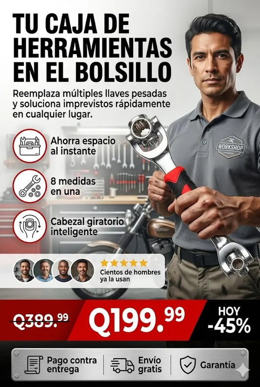 Llave Multifuncion Universal Con Cabezal