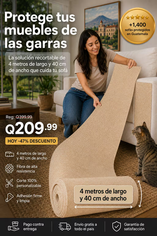 Tapete Rascador Para Gatos Autoadhesivo