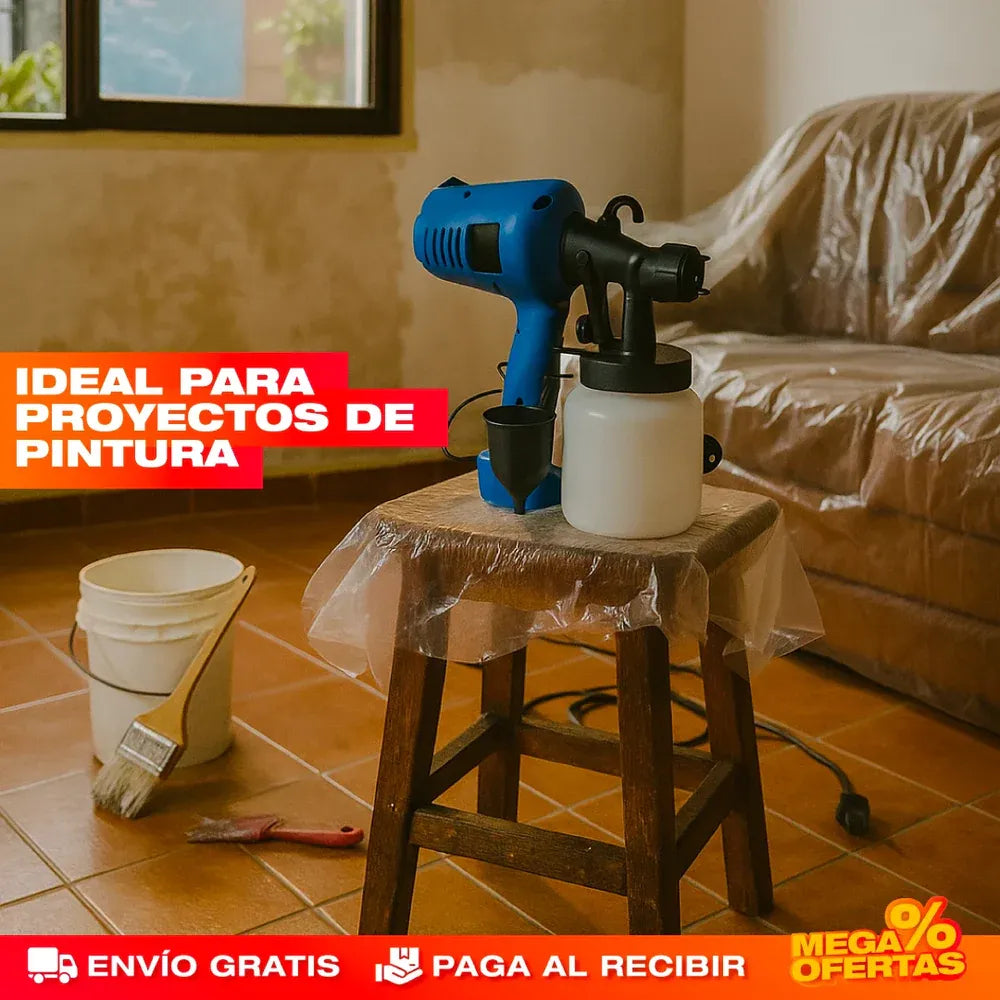 PISTOLA DE PINTURA PORTATIL