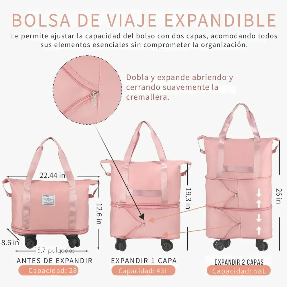 BOLSO DE VIAJE EXPANDIBLE