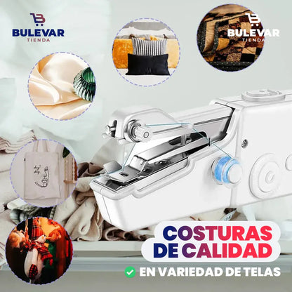 Cose Rápido Sin Complicaciones — Mini Máquina de Coser para Casa ¡Adiós a Costureras!