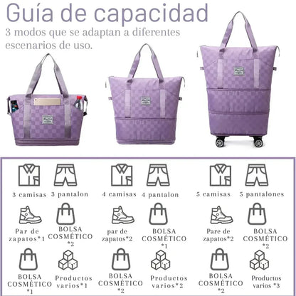BOLSO DE VIAJE EXPANDIBLE