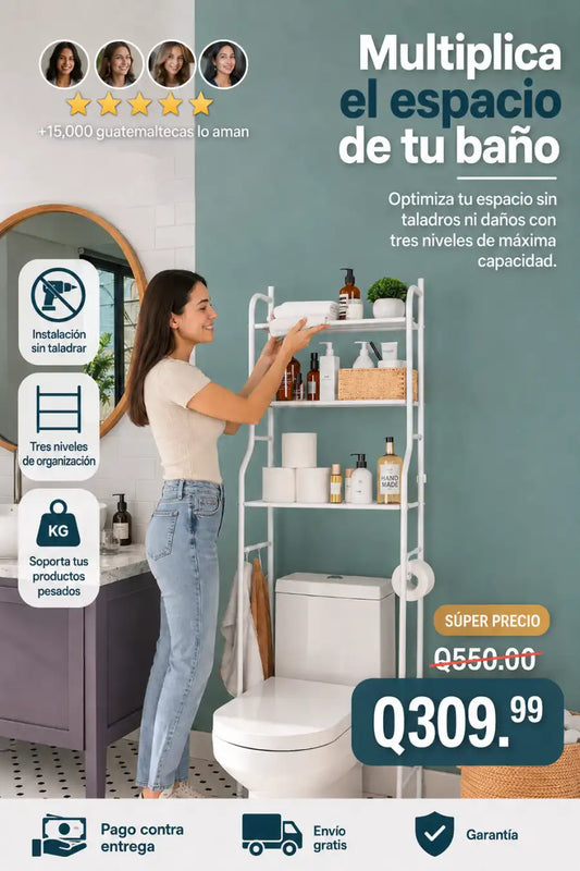 Organizador De Baño 3 Niveles