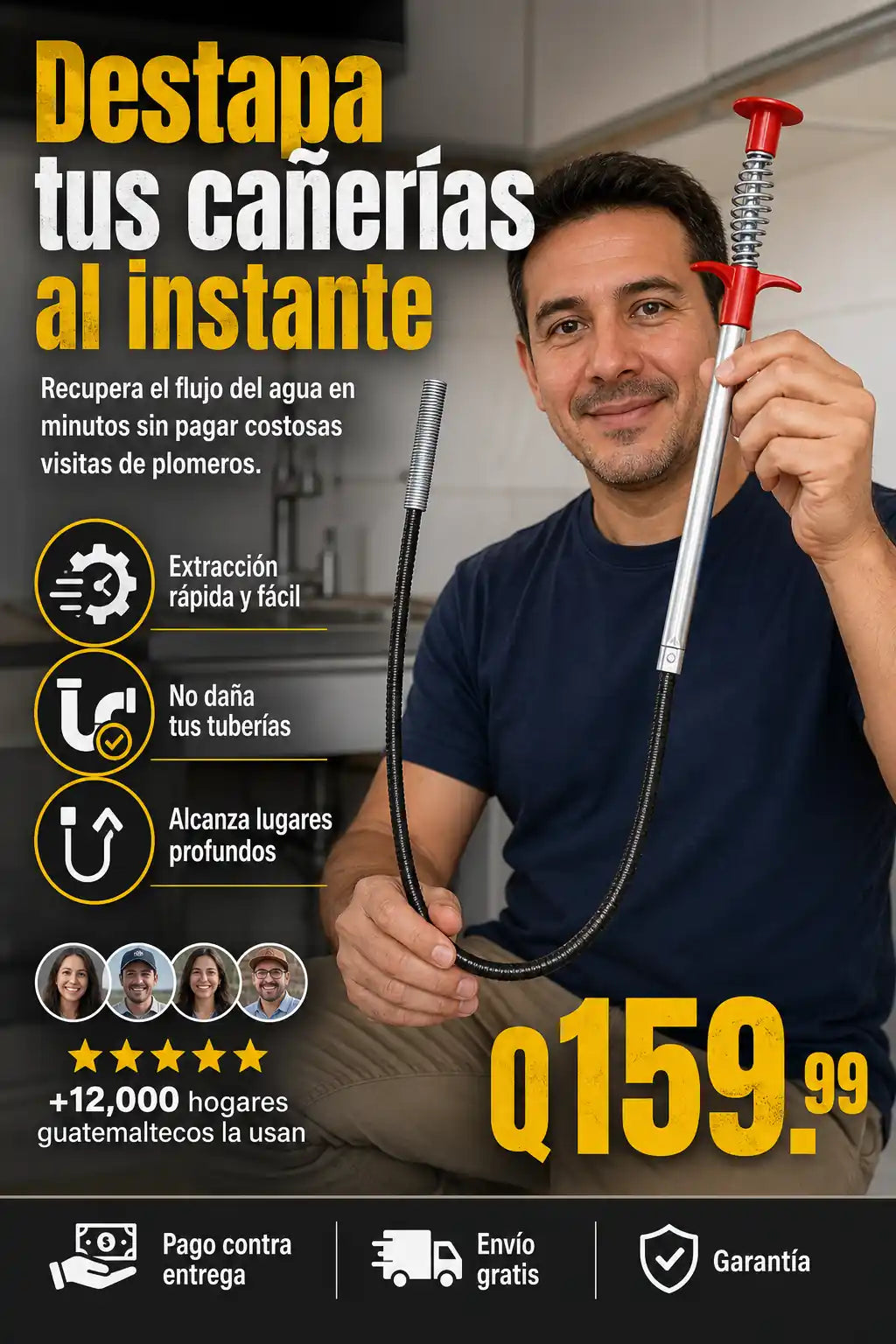 Pinza Destapa Caño 1