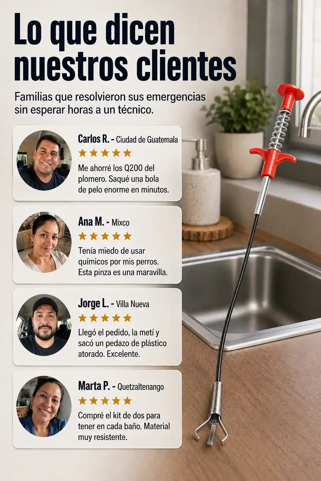 Pinza Destapa Caño 10