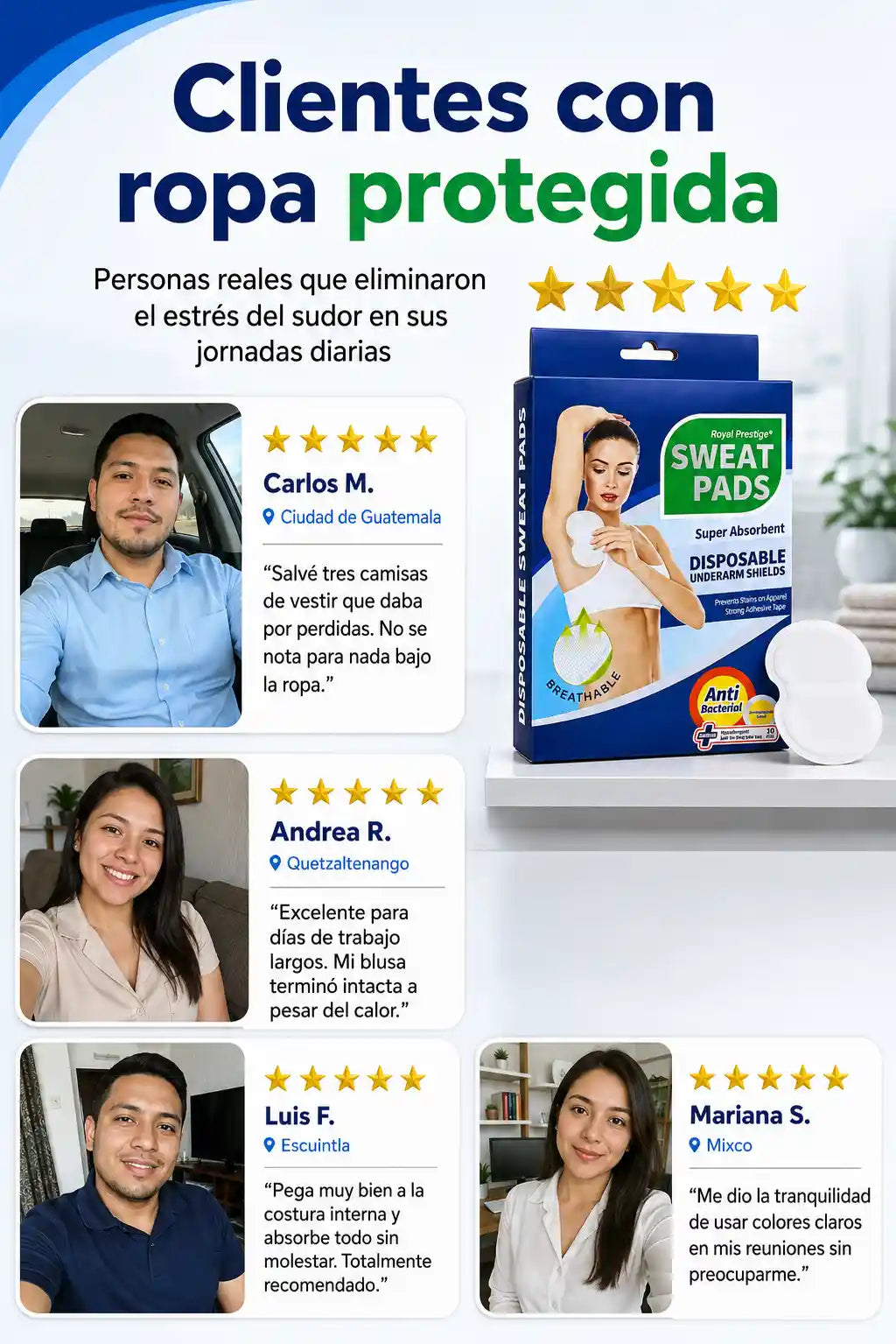 Protector Absorbente Axila 10