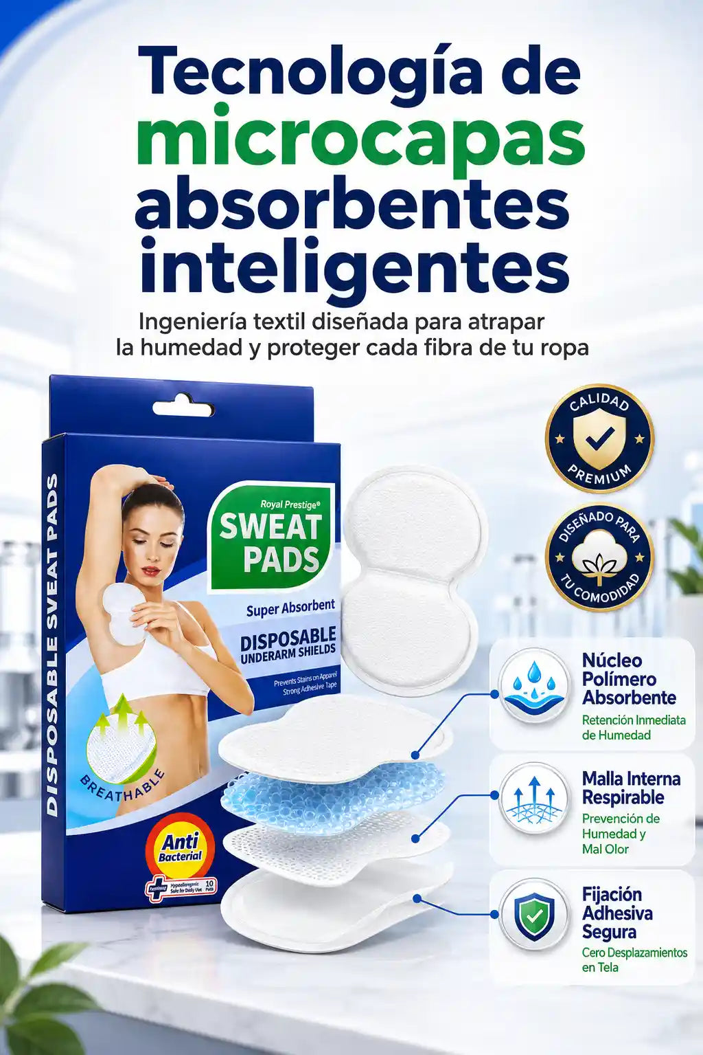 Protector Absorbente Axila 4
