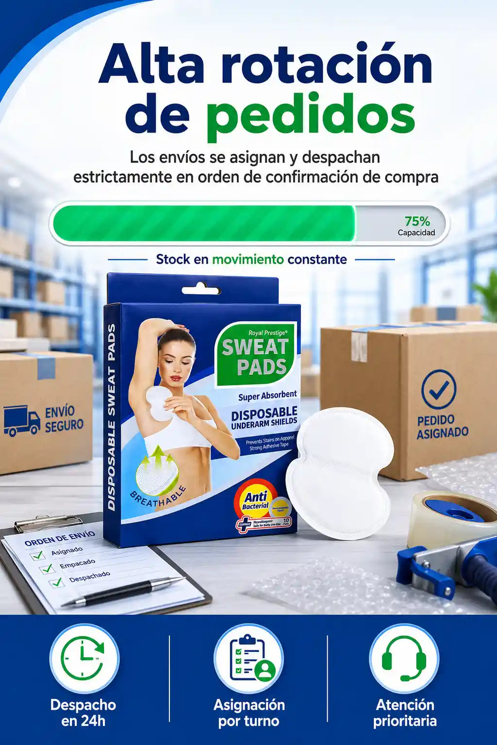 Protector Absorbente Axila 9